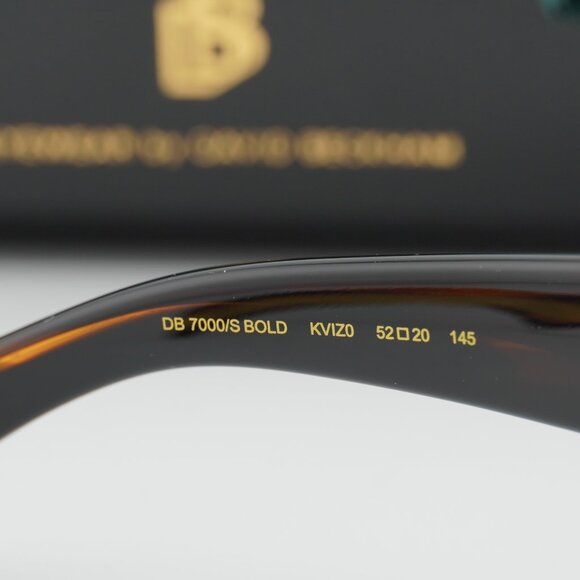 David Beckham DB 7000/S BOLD 0KVI Z0 Square Sunglasses - Brown/Blue Multilayer - Picture 11 of 11